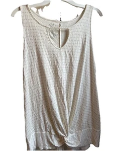 Top de jacquard sin mangas delantero torcido 24/7 - talla mediana (NUEVO) spandex - Imagen 1 de 4
