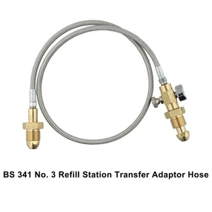 1xFilling Station Transfer Adapter Hose For BS 341 No. 3 (UK) Argon Cylinders - Afbeelding 1 van 12