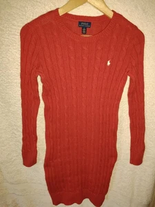 Ralph Lauren Ladies Size 8 To 10 Red Jumper Dress Stretchy Great Condition - Picture 1 of 4