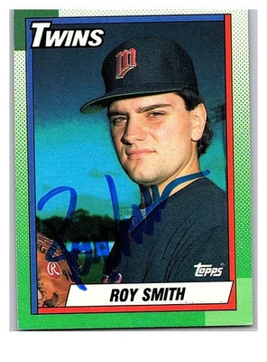 1990 Topps - Roy Smith #672 signed auto autograph - Image 1 of 2