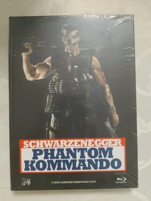 PHANTOM KOMMANDO Lim. Mediabook ´84 - 027/111 - Arnold Schwarzenegger - NEU&OVP - Bild 1 von 2