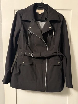 Michael Kors Moto 风格夹克/外套 - 黑色 - 中号 — 第 1/4 张图片
