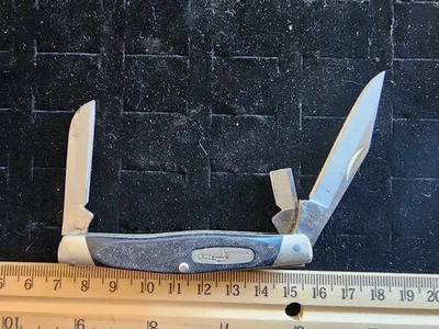 Faca de bolso Buck multi lâmina balança preta usada lâmina quebrada - Imagem 1 de 3