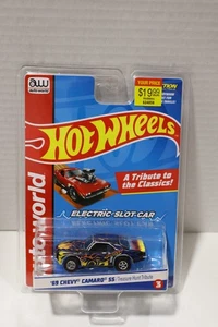 AUTO WORLD '69 CHEVY CAMARO "SS" HOT WHEELS TREASURE HUNT TRIBUTE SLOT CAR - Imagen 1 de 2