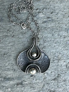 Thune 835 Silver Necklace  Norway Norwegian Vintage estate 2483 - Picture 1 of 8