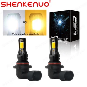 9005 9145 Switchback Dual Color White Yellow Daytime Running Light Fog Bulbs - Foto 1 di 10