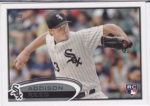 Addison Reed Medias Blancas de Chicago 2012 Encabeza la tarjeta de novato - Imagen 1 de 1