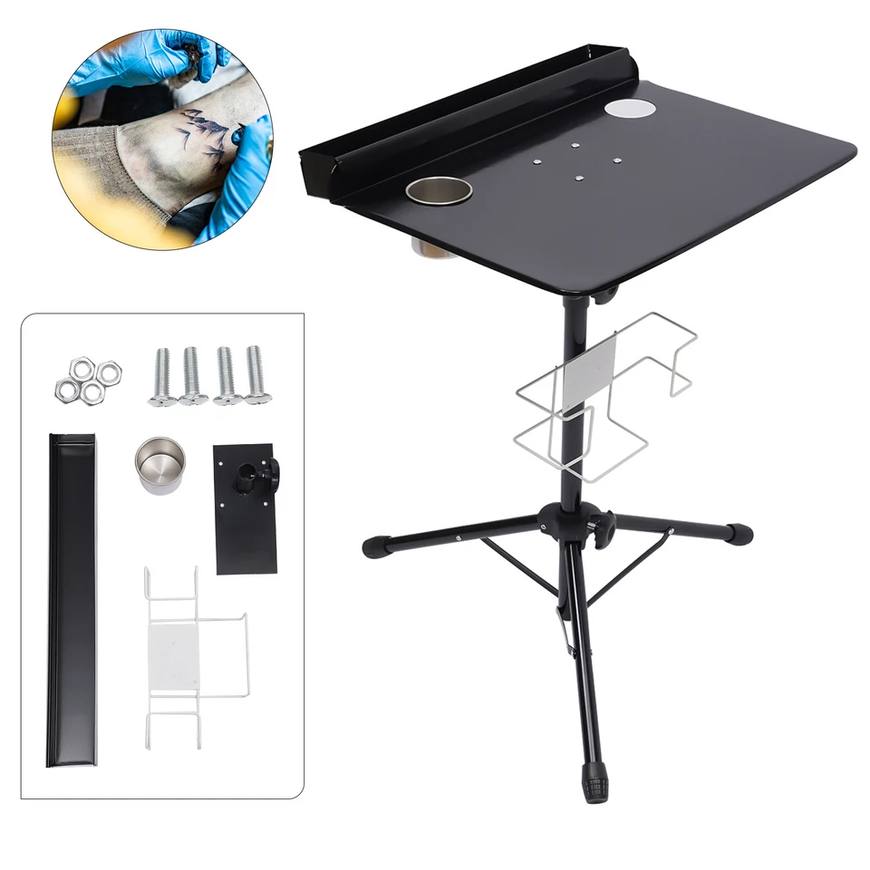Tattoo workstation stand height adjustable tattoo accessories desk DE - Image 1 of 4