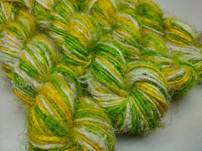 Recycled Sari Silk Yarn - Corn Harvest | Sari Silk Yarn | Recycled Silk Yarn - Image 1 of 4