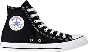 Unisex Niños Converse Niño Chuck Taylor All Star Lona Top Alto 3J231 Negro Nuevo - Imagen 1 de 9