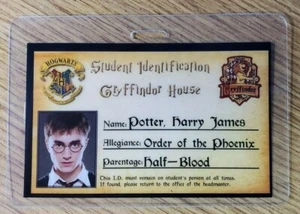 Harry Potter ID Insignia-Mayor Harry Potter Cosplay Disfraz - Imagen 1 de 2