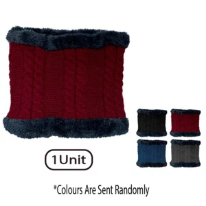 Women's Beanie Cap Winter Warm Stretch Hat Cable Knit Neck Warmer Heat Insulated - Picture 1 of 8