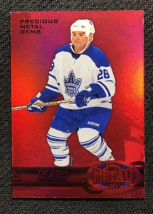 2012-13 UD FLEER RETRO METAL UNIVERSE TIE DOMI PMG PRECIOUS GEMS RED #ed 34/100 - Picture 1 of 2