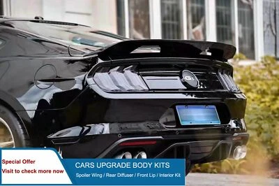 Alerón trasero de fibra de vidrio estilo GT500 apto para Ford Mustang Foto 1 de 4