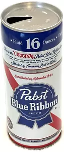 Vintage 1960’s Pabst Blue Ribbon-America’s Best-16 oz-Steel Beer Can-Empty - Picture 1 of 6