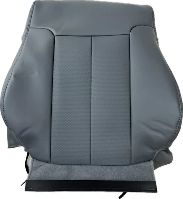 NUEVO OEM 13-16 Ford Super Duty Delantero LH Asiento del Conductor Cubierta Trasera GRIS Vinilo Foto 1 de 4