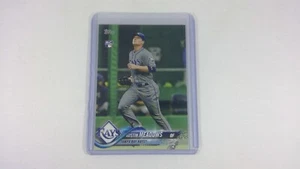 Tarjeta de novato Rays Austin Meadows Topps #US34 SSP variación de foto de novato - Imagen 1 de 2