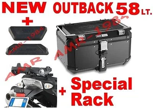BAULE TREKKER OBK58B OUTBACK 58 LT + SR5107 BMW F700 GS F800 GS ADVENTURE + E158 - Imagen 1 de 1