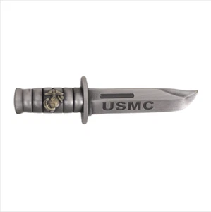 GENUINE U.S. 4" KA-BAR MARINE CORPS SILVER GOLD EGA CHALLENGE COIN - Picture 1 of 1