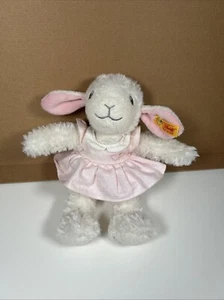Vestido Steiff Sweet Dreams Cordero con etiqueta de oreja en rosa - Usado - Imagen 1 de 20