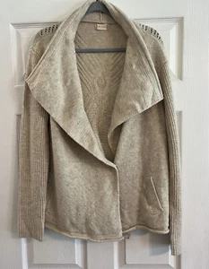 Altar’d State Large Cardigan Sweater Long Sleeve Button Front Wool Blend - Picture 1 of 8