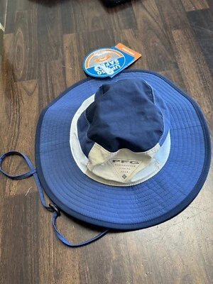 Columbia PFG Juvenil Backcast Boonie Sombrero Azul UPF 50 Talla S/M NUEVO CON ETIQUETAS PRECIO DE VENTA SUGERIDO POR EL FABRICANTE $30 Foto 1 de 2