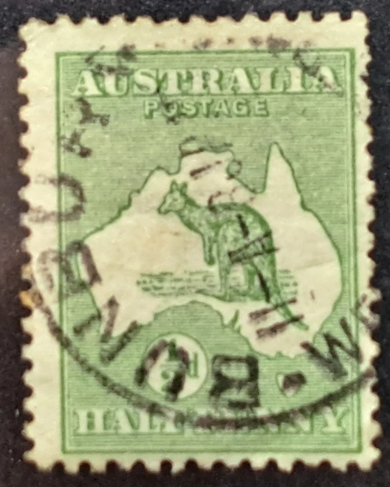 Australia - Sc#1, Half Penny, Used, F/VF CV$ 7.50 (GJ) - Image 1 of 1