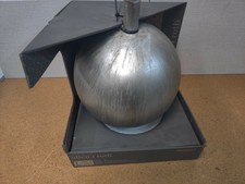 Allen Roth 17" Silver 3 Way Mixed Material Lamp Base