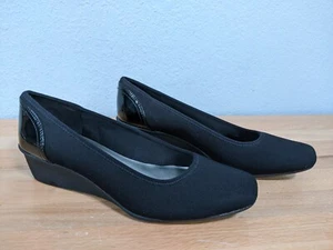 Anne Klein womens Wisher Fabric pumps shoes, Black 8.5 US - Picture 1 of 6