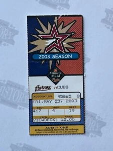 2003 Chicago Cubs at Houston Astros Ticket 23.05.03 - Bild 1 von 2
