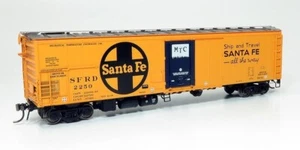 HO Santa Fe RR-61 Mechanical Reefer: Santa Fe All The Way Slogan - 4-Pack - Picture 1 of 2