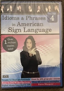 Idioms & Phrases in American Sign Language, Vol. 4 (DVD, 2010) - Picture 1 of 2