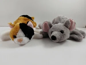 Guante de Peluche de Mano Gato y Ratón de Sueño Maestros Preescolar Juego de Fingencia - Imagen 1 de 2
