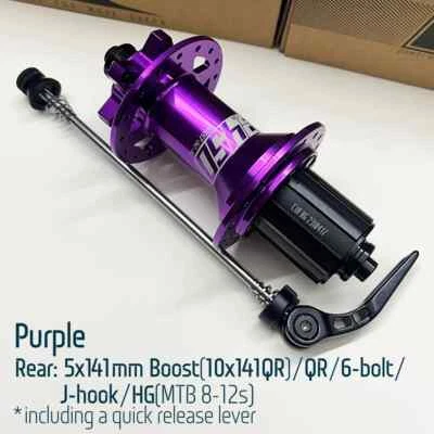 Boost 后 HG 28 32 孔 5x141 10x141 毫米 QR 12x148 毫米 THRU 自行车山地车自行车轮毂 — 第 1/4 张图片
