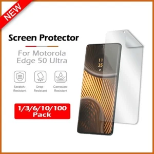 B2G1 FREE LCD Clear HD Screen Protector for Android Phone Motorola Edge 50 Ultra - Picture 1 of 4