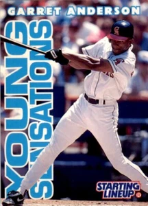 1996 Kenner Starting Lineup Card Garret Anderson California Angels - Picture 1 of 2