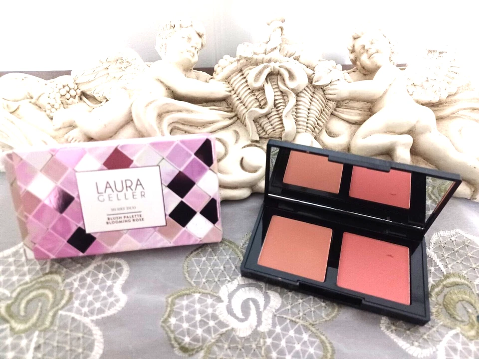 LAURA GELLER HI DEF DUO BLUSH PALETTE - BLOOMING ROSE - 0.35 OZ - BRAND NEW - Image 1 of 1