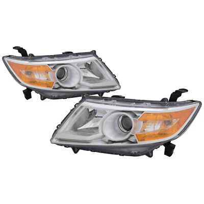 Left And Right HID Headlight Set Fits 11-13 Honda Odyssey CAPA Certified Foto 1 de 4