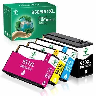 Lote tinta 950XL 951XL para HP OfficeJet Pro 8600 8610 8615 8620 8625 8630 8660 8640 Foto 1 de 4