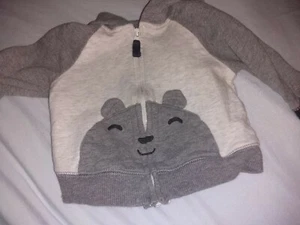 Carters Baby Jungen 6 Monate Kleidung Hoodie mit durchgehendem Reißverschluss - Bild 1 von 2