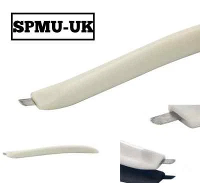 PENNA MICROBLADING MONOUSO - Ago microblade strumento manuale strumento manuale aghi CF & U - Immagine 1 di 2