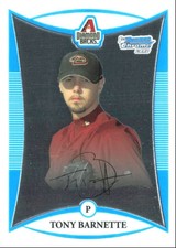 2008 Bowman Chrome Prospects Tony Barnette Arizona Diamondbacks #BCP162