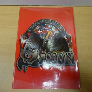 SAXON Concert Programme 1986 87 TOUR SOUVENIR - Picture 1 of 3