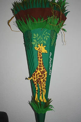 Schultüte / Zuckertüte Giraffe, für coole Kinder, Neu & Handarbeit !!!