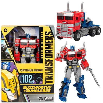 Figura Transformers Buzzworthy Bumblebee Studio Series Optimus Prime #102 SS102 Foto 1 de 4
