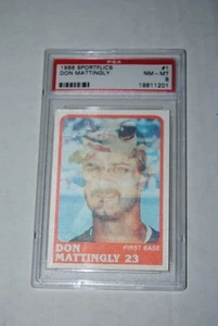 1988 sportflics don mattingly psa 8 baseball - Picture 1 of 2