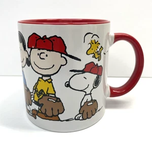 Peanuts Snoopy Gang Baseball Theme 18oz Mug - Picture 1 of 6