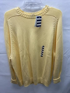 Lands' End 1X Yellow Sweater - Picture 1 of 6