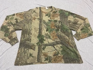 Vintage Jerzees Outdoor Longsleeve Shirt Faded Camo XL - Picture 1 of 5