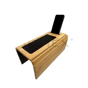 Sofa Arm Tablett Bambus Sofa Tablett Tisch Couch Armlehne flexibel und klappbar - Bild 1 von 4